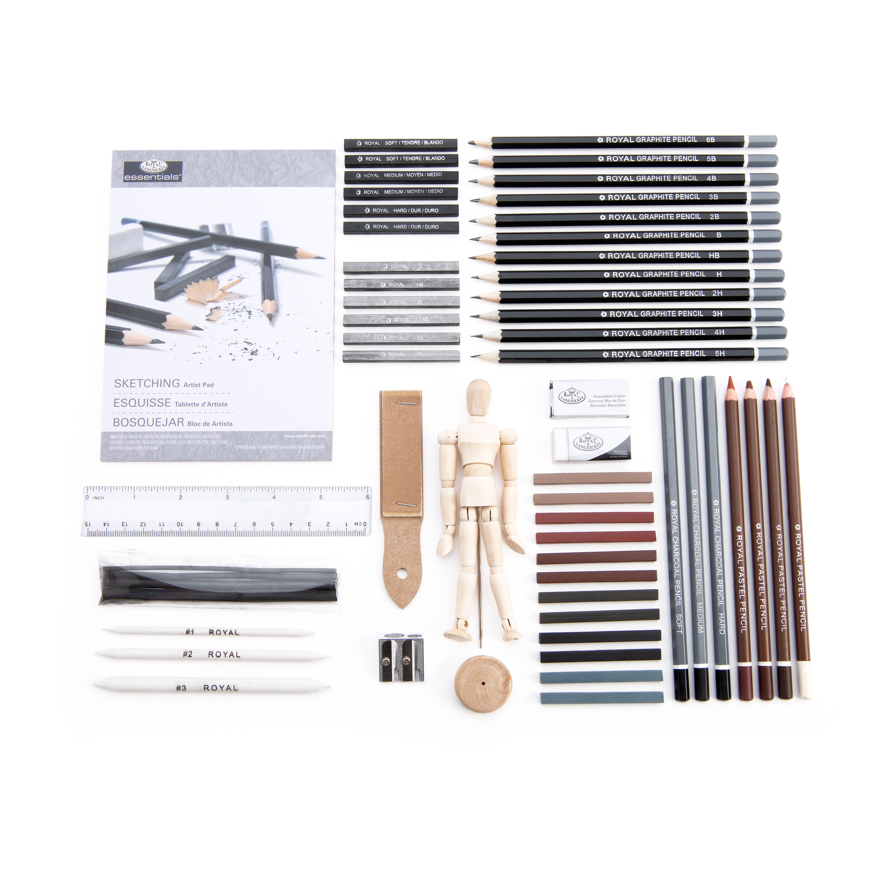Royal and Langnickel 58pc Sketching Premium Art Box Set - Walmart.com