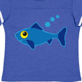 thumbnail image 4 of Inktastic Fishing Blue Fish Boys or Girls Toddler T-Shirt, 4 of 5