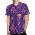 thumbnail image 4 of High Quality Hawaiian Shirts for Men Short Sleeve Aloha Beach Shirt Floral Summer Casual Button Down Shirts Blouses F8PYFU, 4 of 7