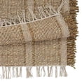 thumbnail image 4 of Fennco Styles Asiatic Grass Fringe Hand Woven Table Runner 16" W x 72" L - Natural Table Cover for Home Décor, Dining Table, Banquet, Family Gathering, Everyday Use and Special, 4 of 6