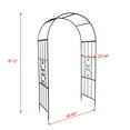 thumbnail image 3 of Arc Roof Wrought Iron Arch Plant Climbing Frame, 3 of 8