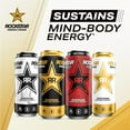 thumbnail image 5 of Rockstar Boom Whipped Orange Energy Drink, 16 fl oz, 12 Pack Cans, 5 of 6