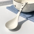 thumbnail image 2 of 1-piece Household Soup Ceramic Large Long Handle Ladle Practical Kitchen Tableware Resistant to High Temperature, 2 of 4