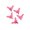 A002- Hot Pink, variant on Wall Hooks Pink Bat Shaped Adhesive 5 Pack Decorative Wall Hooks for Bathroom Kitchen Closet Halloween Home Storage Decor