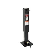 BULLDOG 182805 HD Square Trailer Jack, 12,000 lbs. Support Capacity, Sidewind, 12-1/2 Inch Travel, No Handle