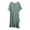Green# nightgowns for women, variant on Oksale Lightweight Nightgowns for Women Cozy Soft Short Sleeve Mini Night Dress Trendy Ruffle Trim Crewneck Sleepwear Black XL