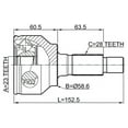 thumbnail image 2 of Febest OUTER CV JOINT 23X58.6X28 # 0510-BLAT OEM FG32-25-500, 2 of 2