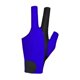 thumbnail image 3 of Guantes de billar de 3 dedos Guantes de billar profesionales para mujeres Entrenamiento deportivo Azul, 3 of 8