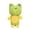 Green 1PCS, variant on Dog Toy Frog Toy Dog Squeak With Ringing Paper Toy Animal Dog Chew Toy Pet Interactive Toy Suitable For Puppies Small Dogs Medium Dogs