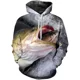 thumbnail image 3 of Sudadera con capucha para hombre, diseño de peces, estampado 3D, para amantes de la pesca, informal, de manga larga, ropa deportiva de gran tamaño, 6XL, 3 of 5