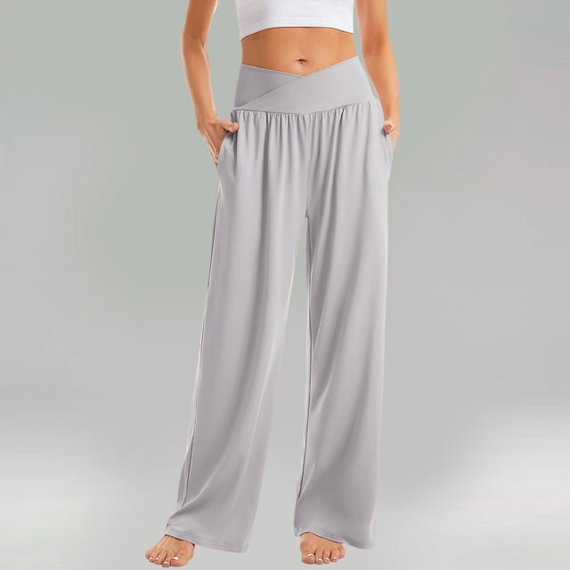 WILLBEST Mono Holgado Informal Para Mujer Con Bolsillo En La Cintura, Cómodo Para Yoga, Ropa Deportiva, Tejido Elástico y Transpirable. Mediana