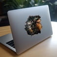 thumbnail image 5 of Top Gun Navy Pilot Mouse in Mouse Hole Decal - Mouse Hole 3D Wall Sticker, 5 of 5