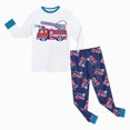 thumbnail image 6 of TOWED22 Toddler Baby Boys Fall Outfits Infant Long Sleeve Tractor Print Clothing Sets 2pcs Winter Clothes Size:7-8 Y,Color:White, 6 of 6