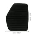 thumbnail image 2 of Car Pedal Extenders Brake Pedal Clutch Pedal Leather 8.00X6.00X5.80CM Black, 2 of 8