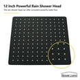 thumbnail image 4 of Boyel Living Bathroom Luxury Shower System Set 12 Inch Rainfall Shower Head with Handheld Shower ,Wall Mounted High Pressure Shower Faucet in Matte Black Shower Head, 4 of 8