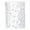 White, variant on Colorful 6 Ring Notebook Shell, Clear A7 Binder Cover, 5.7x4.3 Inch Holographic Star Journal Protector with Snap Button for Aesthetic Diary Planning, LLLDMXY
