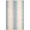thumbnail image 2 of Safavieh Cotton Kilim 5' X 8' Handmade Cotton Rug in Blue and Ivory, 2 of 4