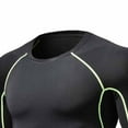 thumbnail image 4 of Kakii Men's Compression Shirts Thermal Long Sleeve Athletic Workout Tops Gym Undershirts Sports Baselayers Running T Shirt for Men, 4 of 6
