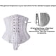 thumbnail image 4 of Waist Trainer Corsets for Women Underbust Heavy Duty 24 Steel Boned Hourglass Silhouette Body Shaper, 4 of 4