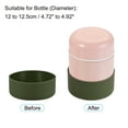 thumbnail image 3 of Uxcell 120mm ID Anti-slip Bottom Sleeve Cover Water Bottle Boot Dark Green, 3 of 5