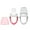 Gray and Pink, variant on Dr. Brown's Designed to Nourish, Fresh Firsts Silicone Feeder, Solid Food Feeding, Mint/Gray, 2 Pack