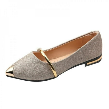 

Brand Spring Auturm Ladies Flat Shoes Elegant Women Shoes Comfortable Pointed Toe Shallow Flats Fashion Shoes Size 4-9