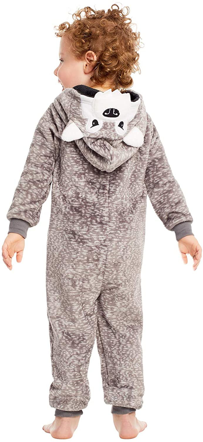 Plush Zippered Kids Onesie Blanket Sleeper Boys & Toddler Pajamas 