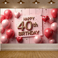 thumbnail image 5 of Colorful Birthday Celebration Banner Happy Birthday Backdrop Decoration Background Party Supplies Photography Props Banner Birthday Decoration, 5 of 8