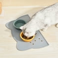 thumbnail image 1 of Non Spill Non Slip Waterproof Easy Clean Pet Silicone Mats Kitty Mats, 1 of 6