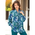 thumbnail image 5 of Roaman's Women's Plus Size Long Sleeve Bow Blouse, 5 of 5