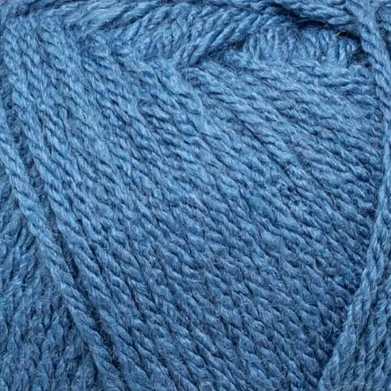 Mary Maxim Starlette Crochet and Knitting Yarn, Acrylic Yarn, Light Denim Heather