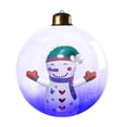 thumbnail image 4 of XWSHYW Decoraciones para El Hogar Bolas Navideñas Inflables de Pvc 60 Cm para Decoración de Fiestas, Decoración de Patios, 4 of 6