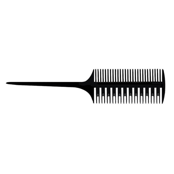 Qarigey Peine resaltador, cepillo de pelo de doble cara para teñir el hogar, barbería, salón, herramientas de peluquería, regalos para estudiantes Type11 NO11 Qarigey CE011622-05