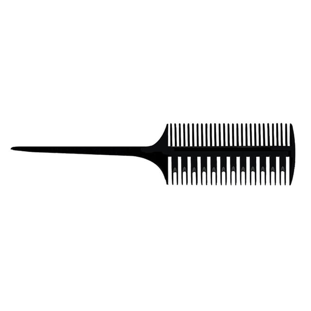 Qarigey Peine resaltador, cepillo de pelo de doble cara para teñir el hogar, barbería, salón, herramientas de peluquería, regalos para estudiantes Type11 NO11 Qarigey CE011622-05