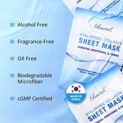 Ebanel 10-Pack Collagen Face Mask, Instant Brightening Hydrating Face Sheet Mask