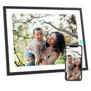 BSIMB 16.2 Inch Large Digital Picture Frame FHD, Electronic Digital Photo Frame with IPS Touch Screen, Share Pictures&Videos via App Email from Anywhere, Auto Rotate