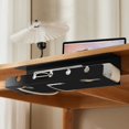 thumbnail image 6 of No Drill Under Desk Cable Management Tray Clamp Install Desk Cord Organizers Rack No Damage to Tables Cable Management, 6 of 11