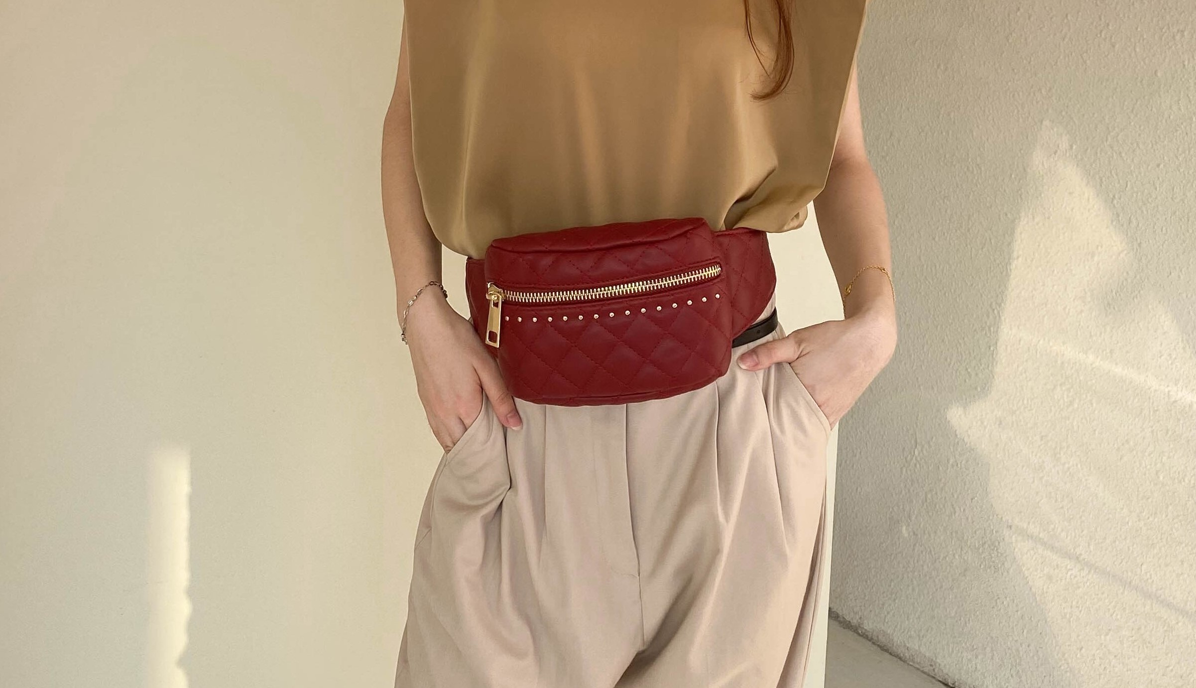 MKF Collection Women's Belt Bag, Crossbody Fashion Purse Handbag by Mia K