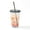 Black, variant on CafePress - Half Coffee Half Teacher - 16 Ounce Classic Clear Insulated Double Wall Tumbler Cup with Lid Straw , Reusable