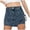 Blue, variant on Ediodpoh Jeans Skirt Women Fashionable Loose Fitting Casual Versatile Denim Skirt Short Skirt for Daily Use Skirts for Women Black S