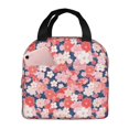thumbnail image 1 of Easygdp Japanese Cherry Blossoms Bolsa Térmica Premium - Tela Oxford Impermeable, Gran Capacidad, Bolsillo Frontal, Unisex para Trabajo, Escuela, Actividades al Aire Libre y Picnics, 1 of 7