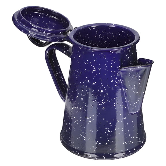 ACDANC Enamel Coffee Pot Kitchen Tea Machine Steel Heatable Vintage on Teakettle for Stove Top