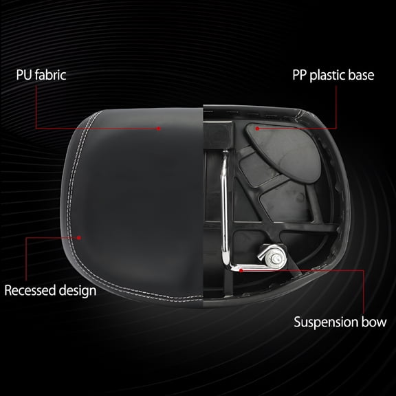 MELIVO Extra Comfort Wide Big Bum Bike Soft Pad Saddle Seat Nonslip Waterproof Comfort Bike Saddle