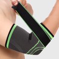 thumbnail image 1 of Juego de 2 coderas con correa y efecto de compresión para tendinitis (L 60—80KG), 1 of 5