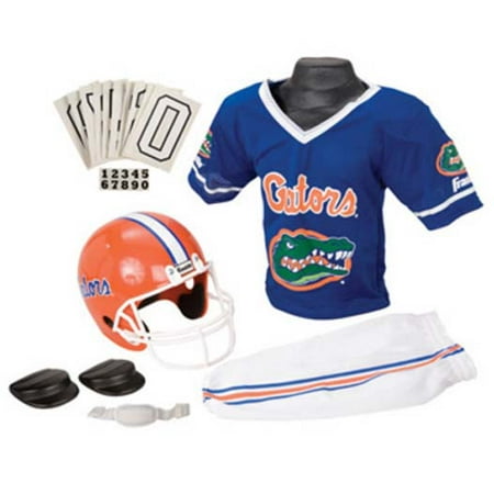 Franklin Florida Gators DELUXE Youth Helmet and Football Uniform Set (Small)