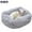 22 x 18 x 8 inch Pet Bed, variant on Cat Bed for Indoor Cats,Dog Beds for Small Dogs, Dinosam Small Dog Bed, Soft Long Plush Cushion Washable Pet Bed ,Self-Warming Square Cat Bed Anti-Slip Bottom Cushion (22 x 18 x 8 inch, Gray)