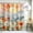 Colourful1, variant on Boho Watercolor Flower Fabric Mountain Sunset Floral Shower Curtain, Stunning Whimsical Wildflower Poppy Daisy Shower Curtain Set for Bathroom, Waterproof Cloth Fabric with Hooks, 72*72in