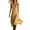 Yellow, variant on AHTJRT Womens Midi Dress Pleated Tiered A Line Sundress Casual V Neck Button Down Sleeveless Flounce Straps Tank Dress Gray L