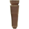 thumbnail image 3 of Ekena Millwork 4"W x 8 1/2"D x 13"H Hollow Back Wood Vintage Decor Corbel, Weathered Brown, 3 of 6