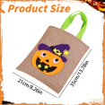 thumbnail image 3 of PEIXUN Sac de Bonbons Citrouille d'Halloween Réutilisable Festif avec Poignée pour Enfants et Sacs ( & Spacieux), 3 of 9